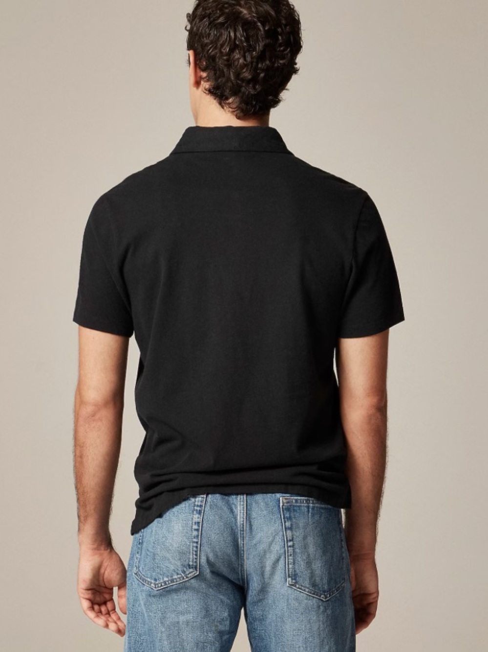 J Crew Shirt 2XLT Polo Black - Picture 2 of 8
